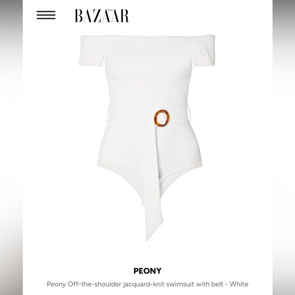 Peony One-Piece Swimsuit, Like New - Picture 1 of 9